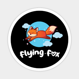 Flying Fox (on dark colors) Magnet